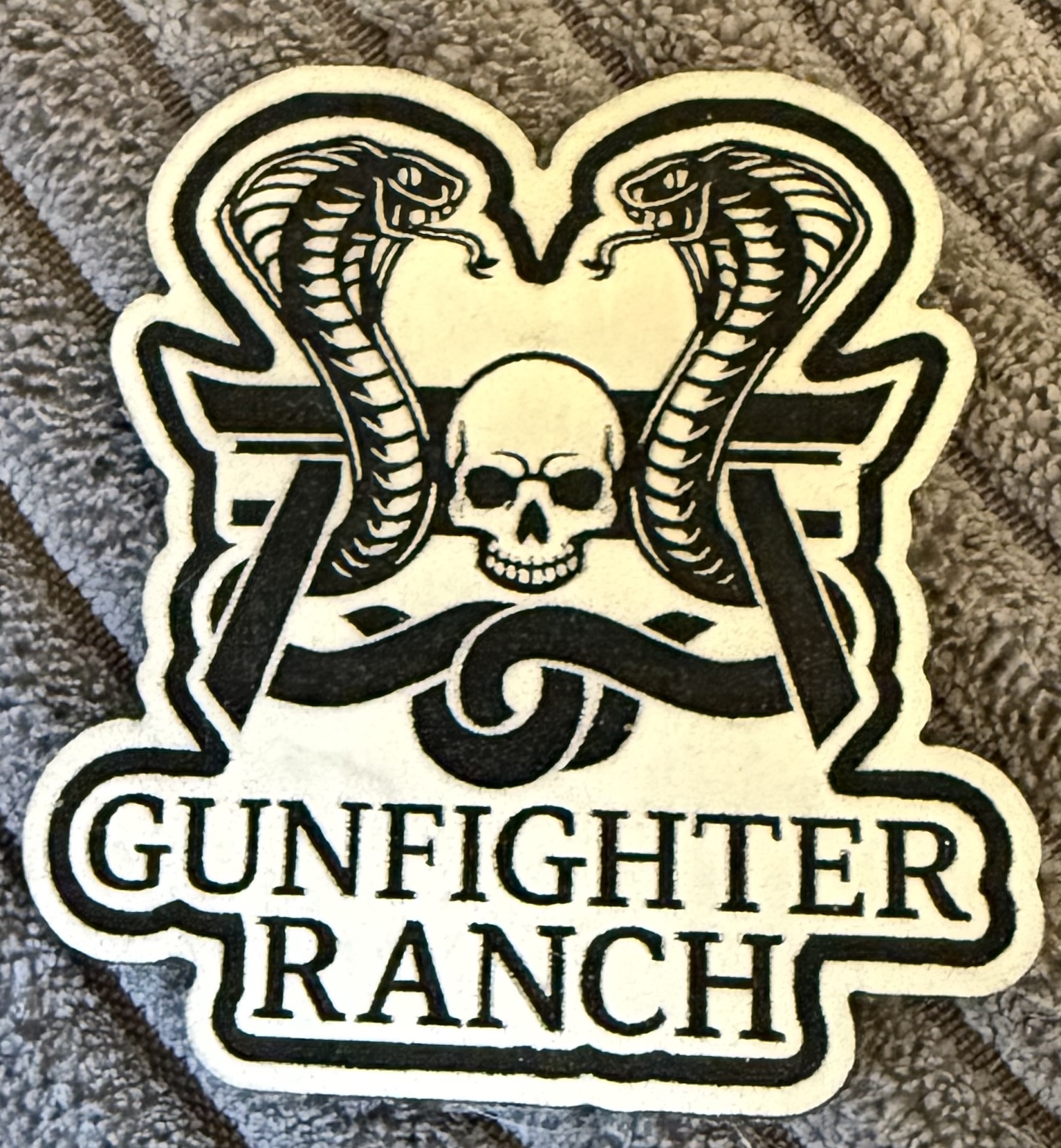 Engraved Leatherette Patch